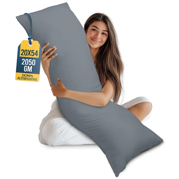 Utopia Bedding Full Body Pillow for Adults White, 20 x 54 Inch, Long Pillow Insert for Sleeping, Ideal for Side Sleepers