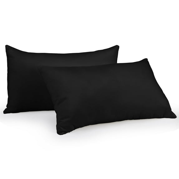 Utopia Bedding 12x20 inches Black Throw Pillow Inserts (Pack of 24) – Decorative Pillows for Bed & Couch
