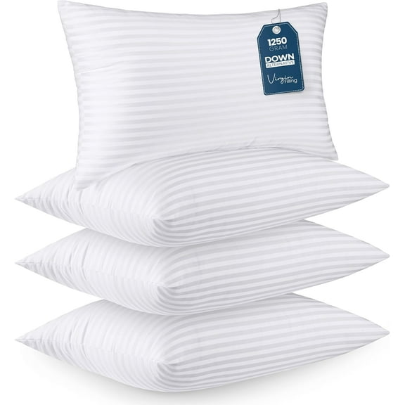Utopia Bedding Pillows King Size Set of 4 (White), Hotel Pillows, Cooling Pillow for Side, Back or Stomach Sleepers