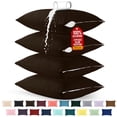 thumbnail image 1 of Utopia Bedding Premium 100% Waterproof Pillow Protectors with Zipper Queen Size Set of 4, Bed Bug and Dust Mite Proof Zippered Pillow Covers, Pillow Encasement Cases, Burgundy, 1 of 7