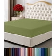 thumbnail image 1 of Utopia Bedding Queen Fitted Sheet - Bottom Sheet - Deep Pocket - Soft Microfiber - Shrinkage and Fade Resistant-Easy Care -1 Fitted Sheet Only Olive, 1 of 8
