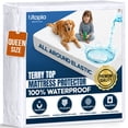 thumbnail image 1 of Queen Size Mattress Protector Waterproof, Premium 200 GSM Terry Mattress Cover, Soft & Breathable Bed Cover, Fitted Sheet Style Stretchable Deep Pockets 17" by Utopia Bedding, 1 of 4