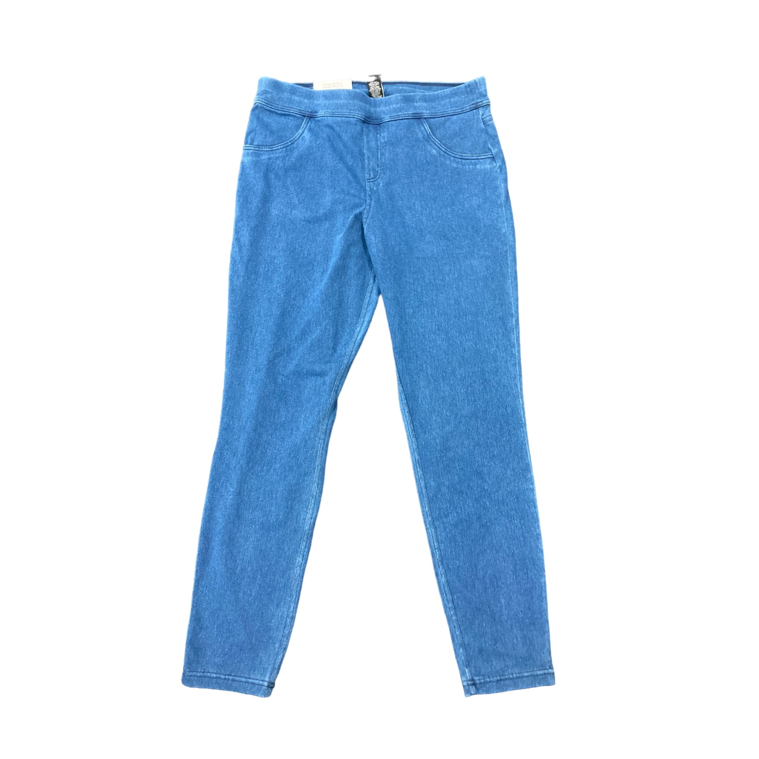 Utopia By HUE High Rise Comfort Waistband Full Length Denim