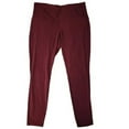 thumbnail image 1 of Utopia By HUE High Rise Comfort Waistband  Full Length Denim Legging (Zinfandel, M (8-10)), 1 of 2