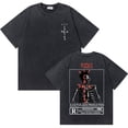 thumbnail image 1 of Utopia Cactus Jack Fin Print T-Shirt Vintage Washed Cotton T-Shirt for Men and Women, 1 of 7