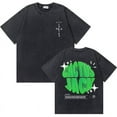 thumbnail image 1 of Utopia Cactus Jack Fin Print T-Shirt Vintage Washed Cotton T-Shirt for Men and Women, 1 of 7
