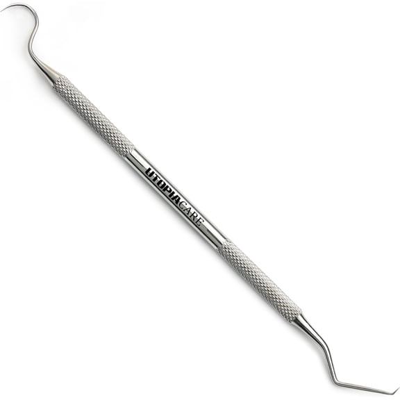 Utopia Care Dental Tools Professional Plaque Remover Teeth Cleaning Tool, Dental Pick Stainless Steel, 6.5 Inch