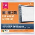 thumbnail image 1 of Utopia Home Full Size Mattress Cover for Moving, 2 Mil Thick Plastic Mattress Bag for Disposal, Mattress Encasement Fits Mattresses up to 14 Inches, Mattress Bags for Moving, 1 of 8