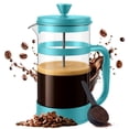 thumbnail image 1 of Utopia Kitchen Borosilicate Glass French Press Coffee Maker 34 Oz, Heat-Resistant Cafetiere & Tea Maker, Thickened Glass Coffee Press for Travel and Camping, Black, 1 of 7