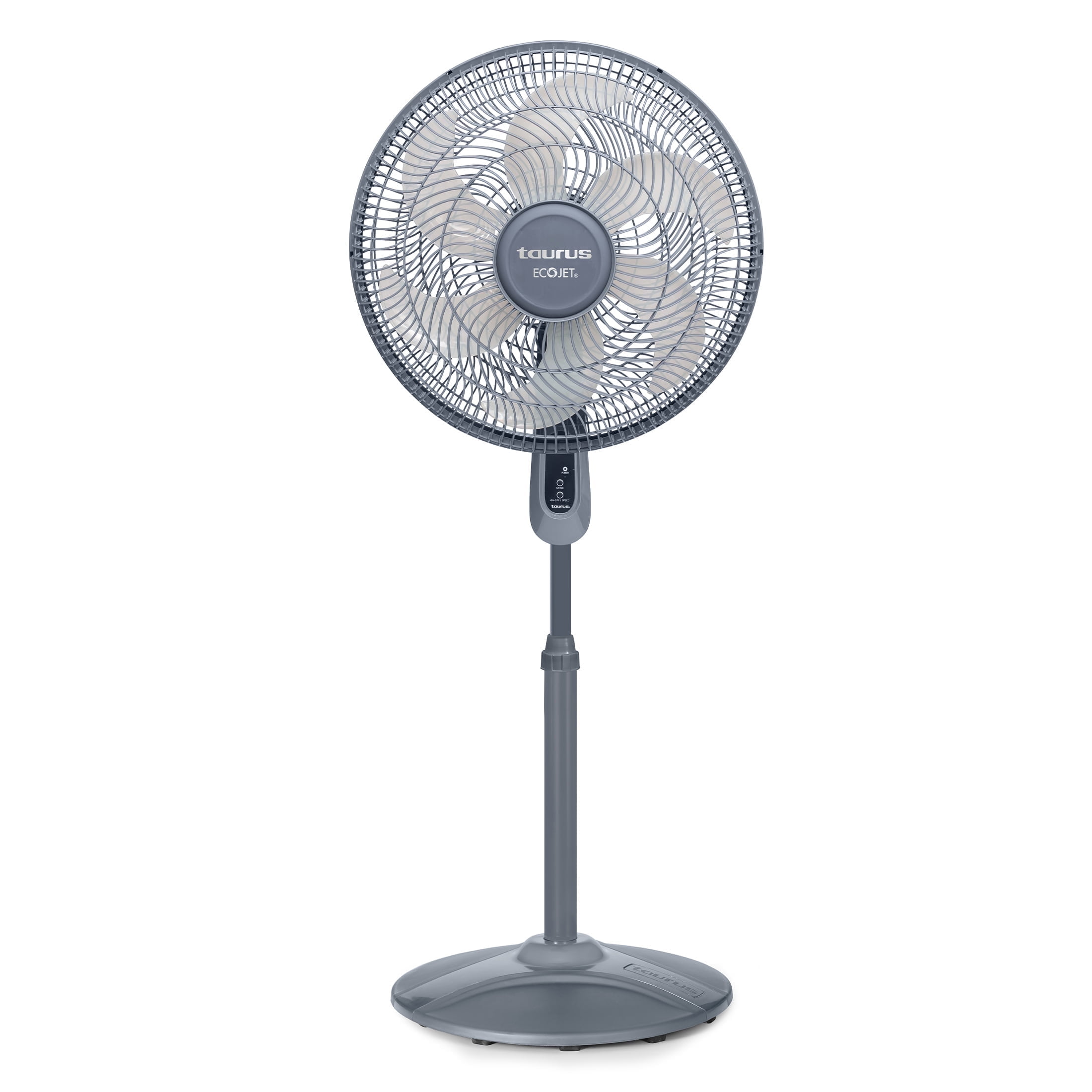 Taurus Utopia 16” Pedestal Fan with Remote, Quiet Standing Fan for Bedroom & Living Room, Adjustable Height, Easy Assembly