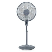 Taurus Utopia 16  Pedestal Fan with Remote, Quiet Standing Fan for Bedroom & Living Room, Adjustable Height, Easy Assembly