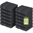 thumbnail image 1 of Utopia Towels 12 Pack Premium Wash Cloths Set, 12 by 12 Inches, 100% Cotton Ring Spun, Highly Absorbent and Soft Feel Essential Washcloths for Bathroom, Spa, Gym, and Face, Grey, 1 of 9