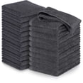 thumbnail image 1 of Utopia Towels 24 Pack Cotton Washcloths Set, 100% Ring Spun Cotton, Premium Flannel Face Cloths, Highly Absorbent and Soft Feel Fingertip Towels, Grey, 1 of 9