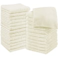 thumbnail image 1 of Utopia Towels 24 Pack Cotton Washcloths Set, 100% Ring Spun Cotton, Premium Flannel Face Cloths, Highly Absorbent and Soft Feel Fingertip Towels, Ivory, 1 of 10