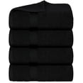 thumbnail image 1 of Utopia Towels 4 Pack Bath Towels Set, 100% Ring Spun Cotton, Soft and Highly Absorbent Wash Towels for Body and Showering – Perfect for Daily Use (27 x 54 Inches)(Black), 1 of 7