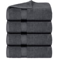 thumbnail image 1 of PEKUR 4 Pack Bath Towels Set, 100% Ring Spun Cotton, Soft and Highly Absorbent Wash Towels for Body and Showering – Perfect for Daily Use (27 x 54 Inches)(Grey), 1 of 7