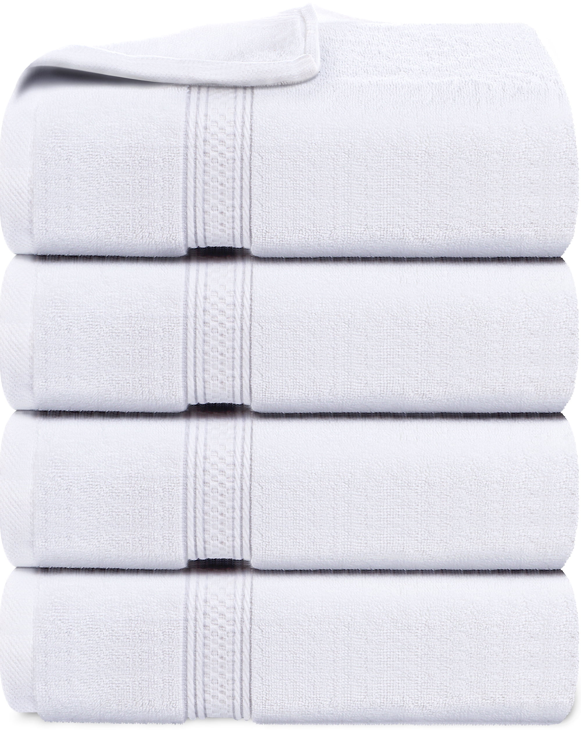 Utopia Towels 4-Piece Luxury Bath Towel Set – 27x54 Inch, 600 GSM 100% Ring Spun Cotton, Highly Absorbent & Quick Drying (Beige)