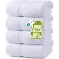 thumbnail image 1 of Utopia Towels 4 Pack Premium Bath Towels Set, 27 by 54 Inches, 100% Ring Spun Cotton 600GSM, Lightweight and Highly Absorbent Quick Drying Towels, Perfect for Daily Use, White, 1 of 10