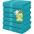 thumbnail image 1 of Utopia Towels 6 Pack Medium Bath Towel Set, 24 by 48 Inches, 500 GSM 100% Ring Spun Cotton, Lightweight and Highly Absorbent Quick Drying Premium Towels for Hotel, Spa and Bathroom, Turquoise, 1 of 8