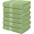 thumbnail image 1 of Utopia Towels 6 Pack Medium Bath Towel Set, 24 by 48 Inches, 500 GSM 100% Ring Spun Cotton, Lightweight and Highly Absorbent Quick Drying Premium Towels for Hotel, Spa and Bathroom, Sage Green, 1 of 8