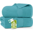 thumbnail image 1 of Utopia Towels Bath Sheets 2 Pack, 35x70 Inches, Extra Large Shower Towels, 100% Ring Spun Cotton, Soft and Absorbent, Bath Towel Large, Towel Set, Turquoise, 1 of 8