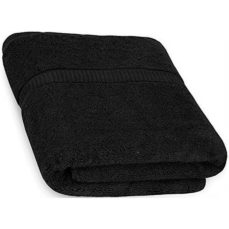 Utopia Towels Cotton Bath Towels (Black, 30 x 56 Inch) Luxury Bath Sheet  Perfect for Home, Bathrooms, Pool and Gym Ringspun Cotton 