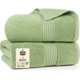 thumbnail image 1 of Utopia Towels Extra Large Bath Sheets, 2 Pack, 35x70 In, Cotton, Sage Green | Soft Lightweight Ring Spun Cotton Shower Towel Set - Highly Absorbent, Quick-Drying, Extra Large Bath Sheets, Durable, 1 of 9