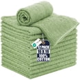 thumbnail image 1 of Utopia Towels Kitchen Bar Mops 16 x 19 Inches, 100% Cotton Super Absorbent Ribbed Bar Towels, Multi-Purpose Cleaning Towels for Home and Kitchen Bars 12 Pack Sage Green, 1 of 9