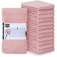 thumbnail image 1 of Utopia Towels Kitchen Bar Mops, Pack of 12, 16 by 19 Inches, 100% Cotton Super Absorbent Dusty Pink Towels, Multi-Purpose Cleaning Towels for Home and Kitchen Bars, 1 of 8