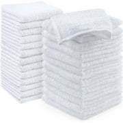 Utopia Towels Wash Cloths. Ultra Soft & Extra Absorbent, Wash Rags 100% Cotton 12x12" Multipurpose Kitchen, Hand, Salon, Bathroom, Spa, Gym, Face Towels 360 Pack, White