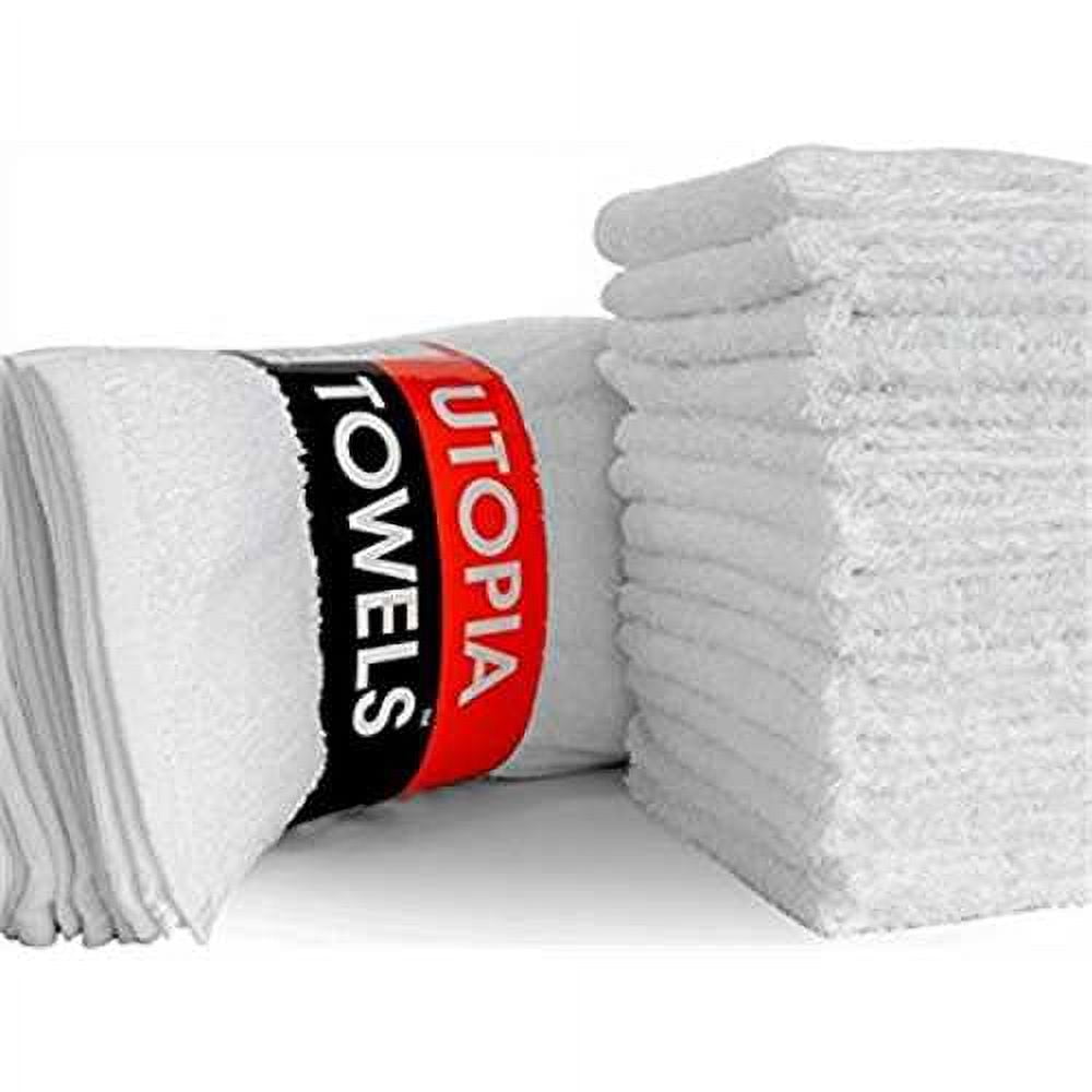 Utopia Towels Washcloths 24 Pack 12 x 12 Inch Pure Cotton Wash Cloth Multi  Purpose Highly Absorbent Extra Soft 