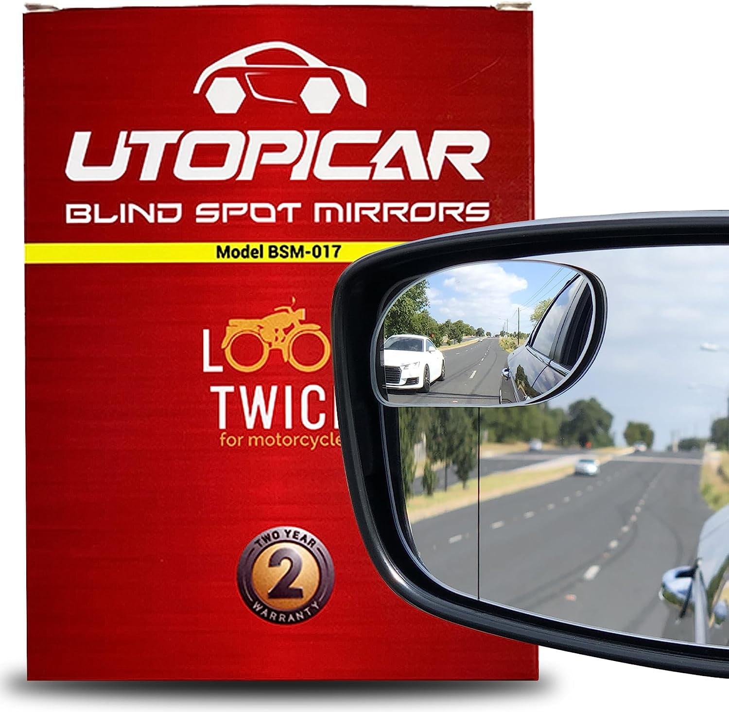 Utopicar Blind Spot Mirrors. Unique Design Car Door Mirrors/Mirror for