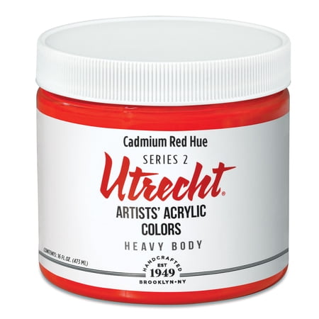 Utrecht Artists' Acrylic Paint - Cadmium Red Hue, Pint