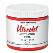 Utrecht Artists Acrylic Paint - Cadmium Red Medium, Pint