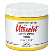 Utrecht Artists Acrylic Paint - Cadmium Yellow Light, Pint