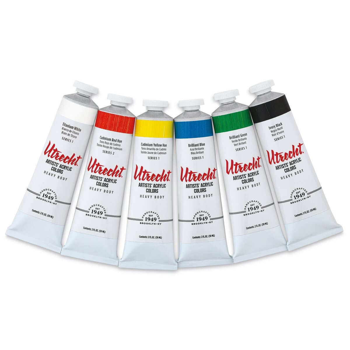 Utrecht Artists' Acrylic Paint Iridescent Silver, Pint