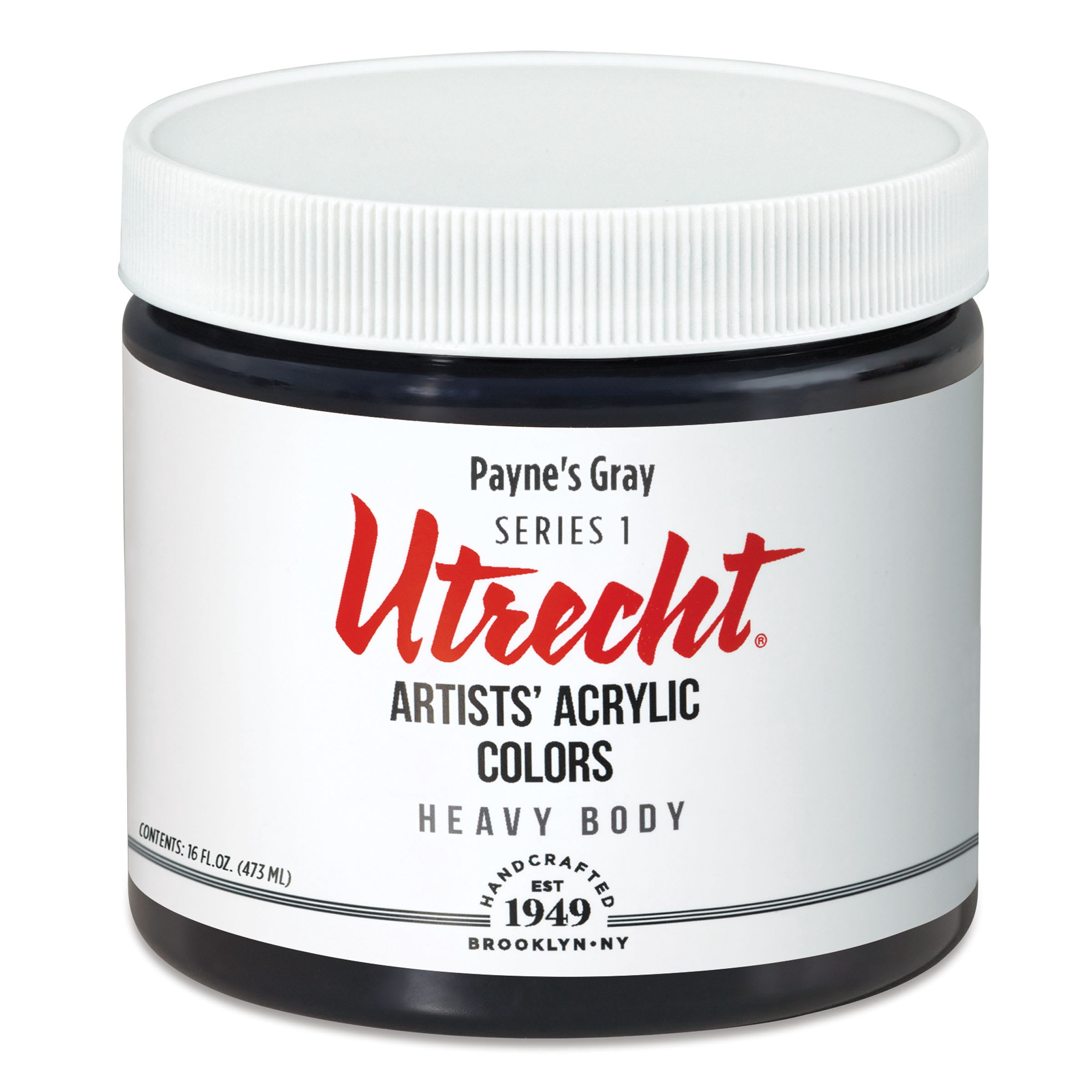 Utrecht Artists' Acrylic Paint - Payne's Gray, Pint