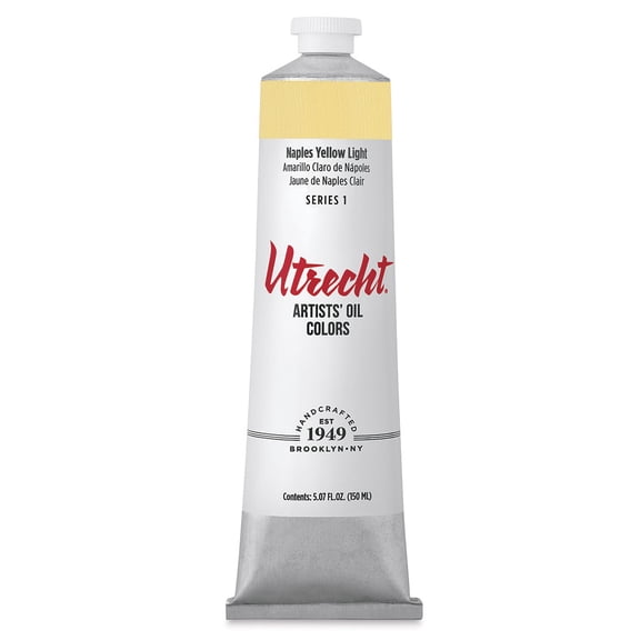 Utrecht Artists' Oil Paint - Naples Yellow Light, 150 ml tube