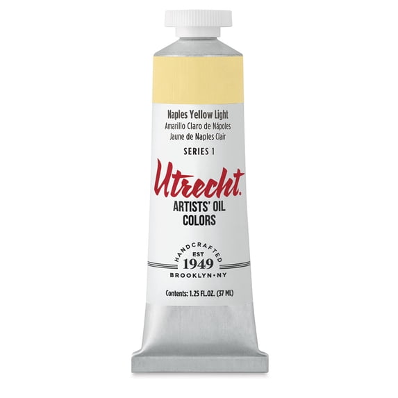 Utrecht Artists' Oil Paint - Naples Yellow Light, 37 ml tube