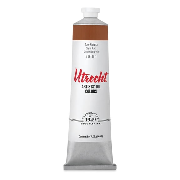 Utrecht Artists' Oil Paint - Raw Sienna, 150 ml tube