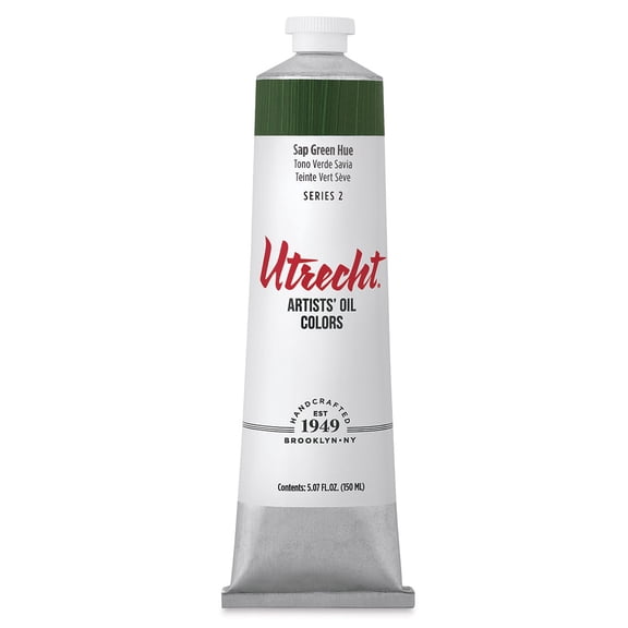 Utrecht Artists' Oil Paint - Sap Green Hue, 150 ml tube