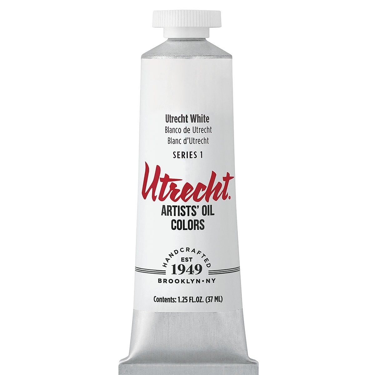 Utrecht Artists' Oil Paint - Utrecht White, 37 ml Tube
