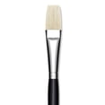 thumbnail image 1 of Utrecht Natural Chungking Pure Bristle Brush - Flat, Size 12, Long Handle, 1 of 2