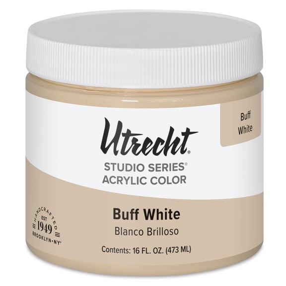 Utrecht Studio Series Acrylic Paint - Buff White, Pint