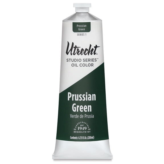 Utrecht Studio Series Oil Paint - Prussian Green, 200 ml tube
