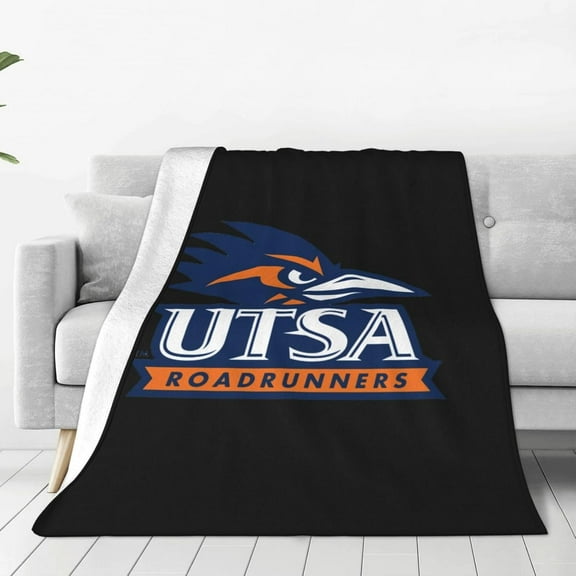 Utsa Roadrunners Blanket Large Luxury Fleece Soft Anti-Static Anti-Pilling Flannel Bed Blanket