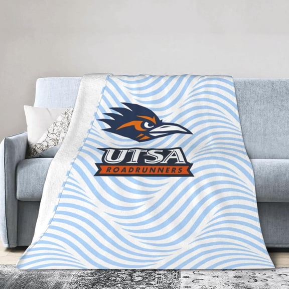 Utsa Roadrunners Fleece Blanket, Very Soft Microfiber Flannel Blanket for Couch Warm and Cozy for All Seasons