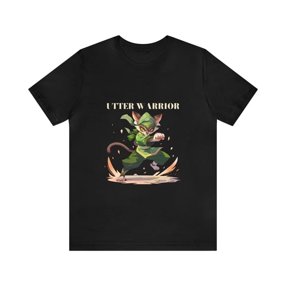 Utter Warrior Fighter Design Unisex Jersey Short Sleeve Tee