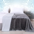 thumbnail image 1 of Uttermara Cooling Thorw Blanket for Hot Sleeper, Double Sided Plush Fleece Throw Blanket for Bed, Couch and Travel, 60"x80", Gray, 1 of 11