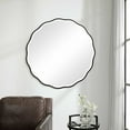 thumbnail image 1 of Uttermost 09693 Aneta 42" Round Contemporary Fluted Scalloped Frame Large Wall Mirror -, 1 of 10